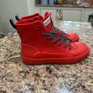Hunter for Target Red Ankle Boots